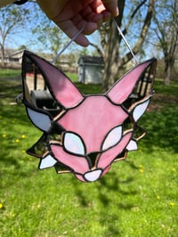 Image 2 of  Fox Head Stained Glass (multiple) 