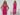 Jamie Square Neckline Waistcot Fuchsia
