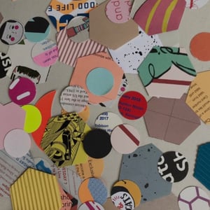 Image of Recycled Confetti Shapes