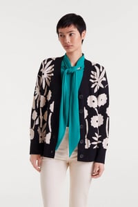 Image 1 of CHAQUETA JACQUARD ESTAMPADO TOFU
