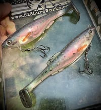 Image 3 of 6” Cutt Throat RIGGED Swimbaits - “MEAN TROUT”