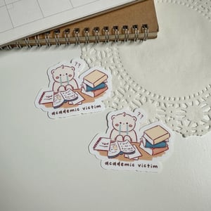 Image of Academic Victim Waterproof Sticker