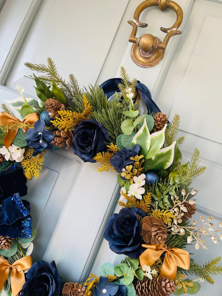 Image of 50cm Navy and Gold 