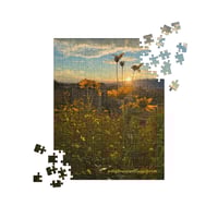 Image 1 of Wildflower Mountain Sunrise - Jigsaw Puzzle - 252 Pieces