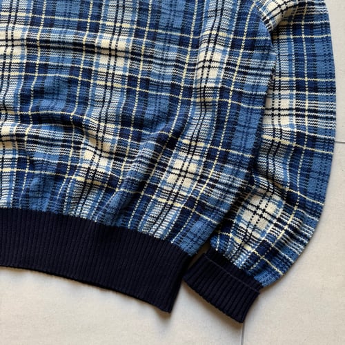 Image of 1990s Ralph Lauren Plaid Sweatshirt, Size XL