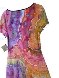 Image 9 of XL 90's Babydoll Mini Dress in Euphoria Geode Ice Dye