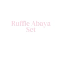 Image 1 of Ruffle Abaya