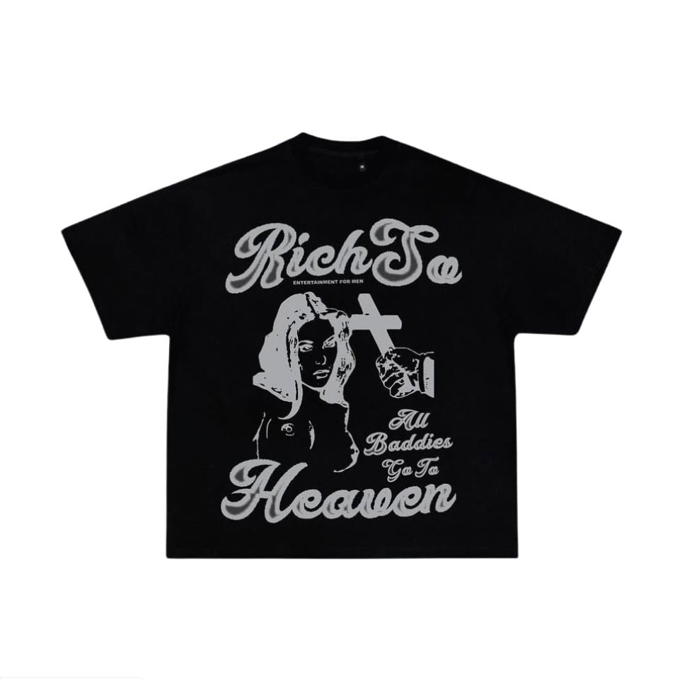 Baddies Heaven Tee (black) | RICH$O