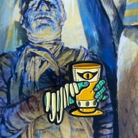 Image 2 of MUMMY'S CHALICE Round 2 Limited Edition 2" Soft Enamel Pin