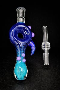 Image 1 of Purple X Aqua 10mm Nectar Collector 