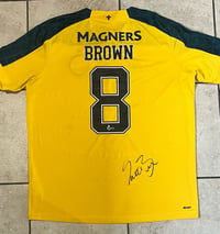 Signed Scott Brown Celtic FC Away Shirt