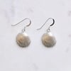 Sterling Silver Shell Earrings 