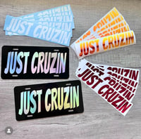 Image 4 of Just Cruzin Decal/Sticker (Various Colors In Stock. ALL SALES ARE FINAL)