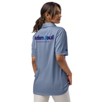 Image 7 of adidas space-dyed polo autism soul logo 