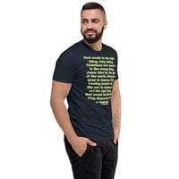 Image 7 of God Would Do The Right Thing Fitted Short Sleeve T-shirt