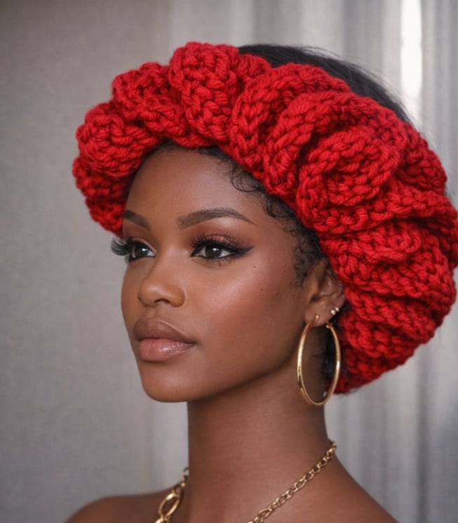 Image of Candy apple red ruffle headband