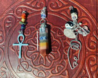 Image 3 of (60pc/Bulk Order) Custom Crystal Healing Hair Charms