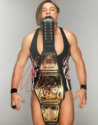 Image 3 of WWE Pete Dunne autographed 8x10 photo (UK champion)