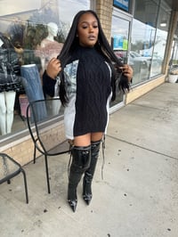 Chunky Sweater Denim Fusion