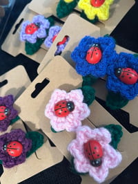 Image 4 of Flower/Insect Hair Clips