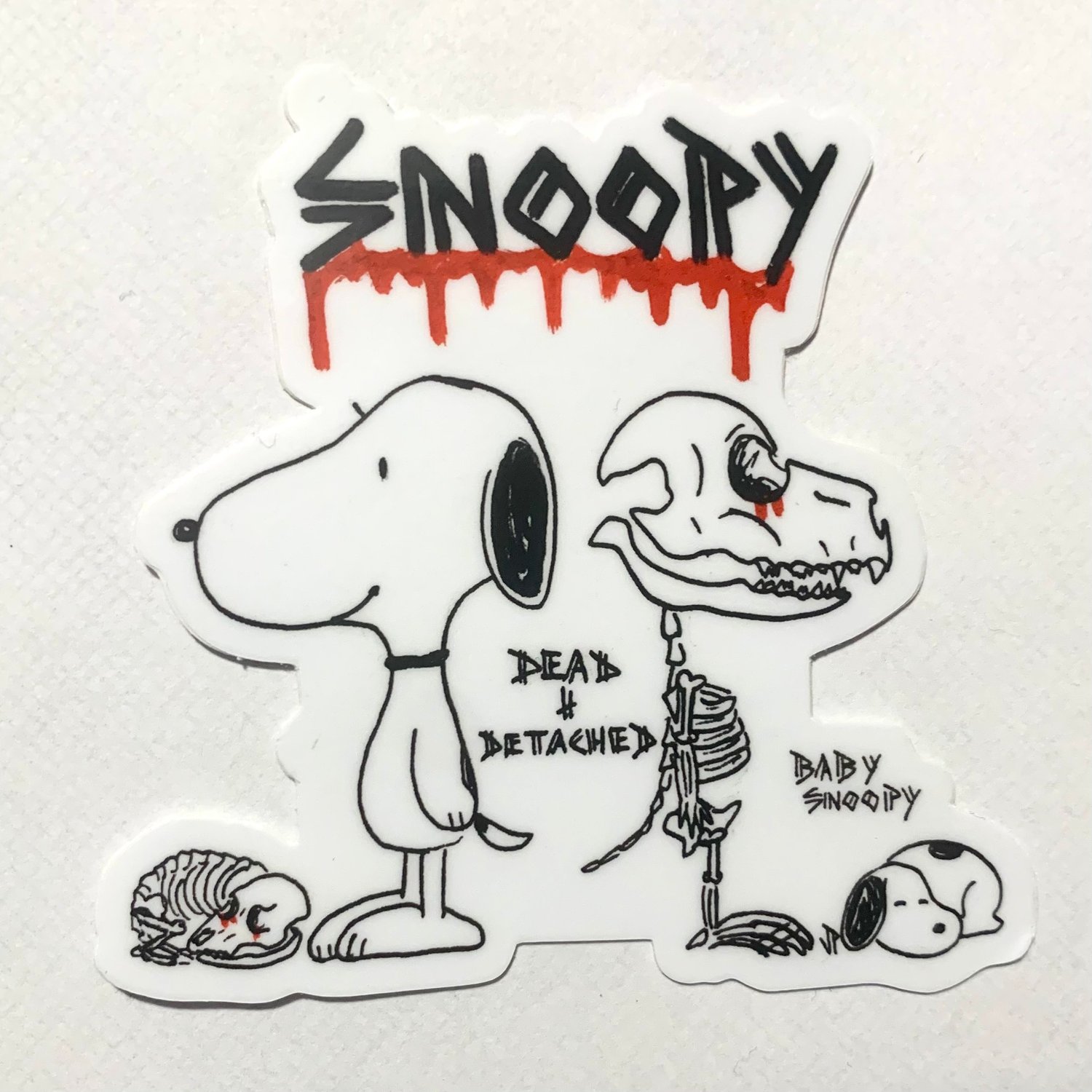 Image of Snoopy sticker 