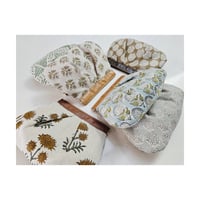 Image 1 of Linen Pouch Clutch