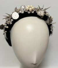 Image 1 of Black embellished headband 