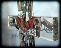 Image 3 of XXL CROSS COLLAGE 16" (with hanging chain)