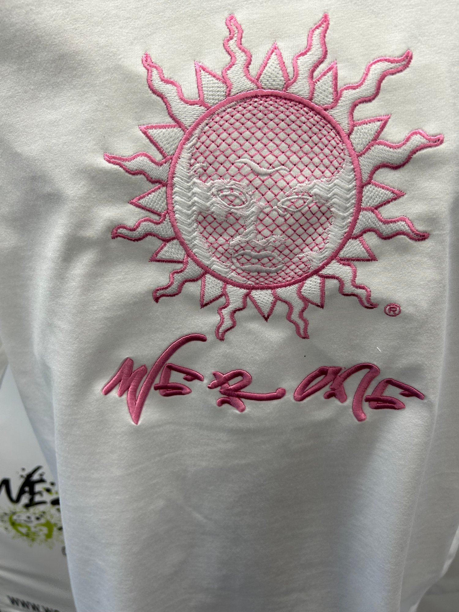 Image of BIG SUN LOGO T W/PINK