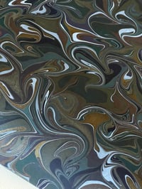Image 2 of Marbled Fantasy Swirl on Black