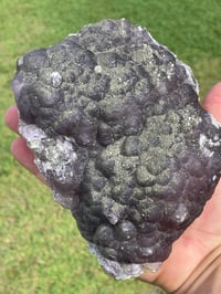 Image 1 of Purple Botryoidal Fluorite With Pyrite Specimen #1468