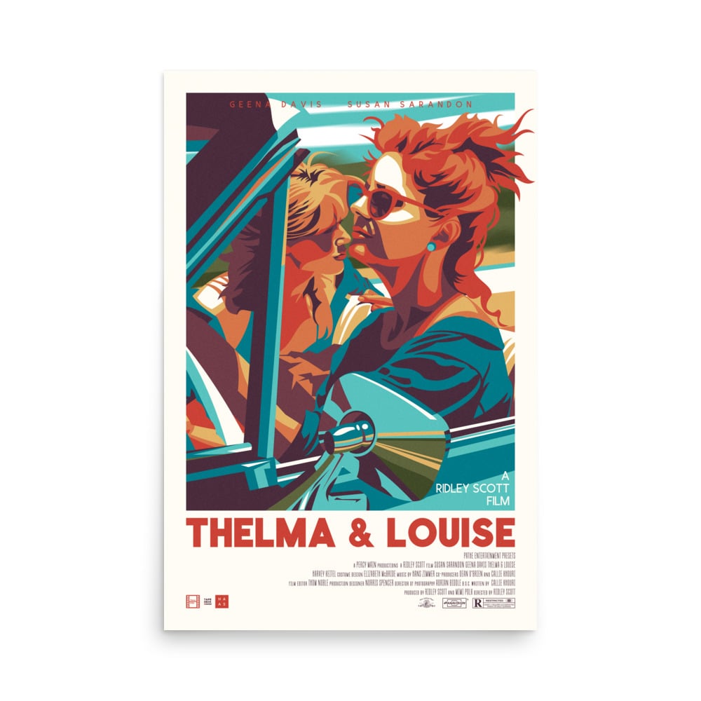 Thelma and Louise Alt Movie Poster