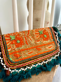 Image 2 of India Clutch Bag Orange