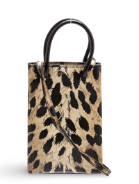 Image 5 of Balenciaga - Leather Phone Holder Mini