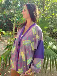 Image 1 of Cosmic T-dyed Kimono