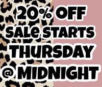 Sale!! Ends Monday at midnight!!