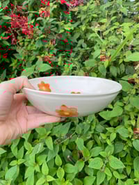 Image 2 of Orange flower Medium bowl