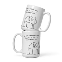 Image 1 of a lot of affirmation White glossy mug 