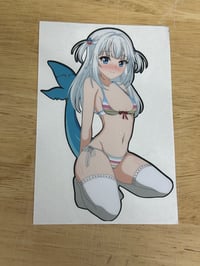 Image 4 of Summer Shark Gura Sticker