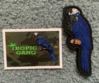 Image 1 of Hyacinth Flipoff Patch & Sticker Combo