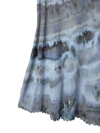 Image 8 of L 90's Babydoll Mini Dress in Muted Stone Agate Ice Dye