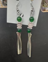 Image 2 of Handcrafted Spoon Earrings 