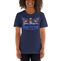 Image 5 of BOSSFITTED Pink and Blue Born Pressure Unisex T-Shirt