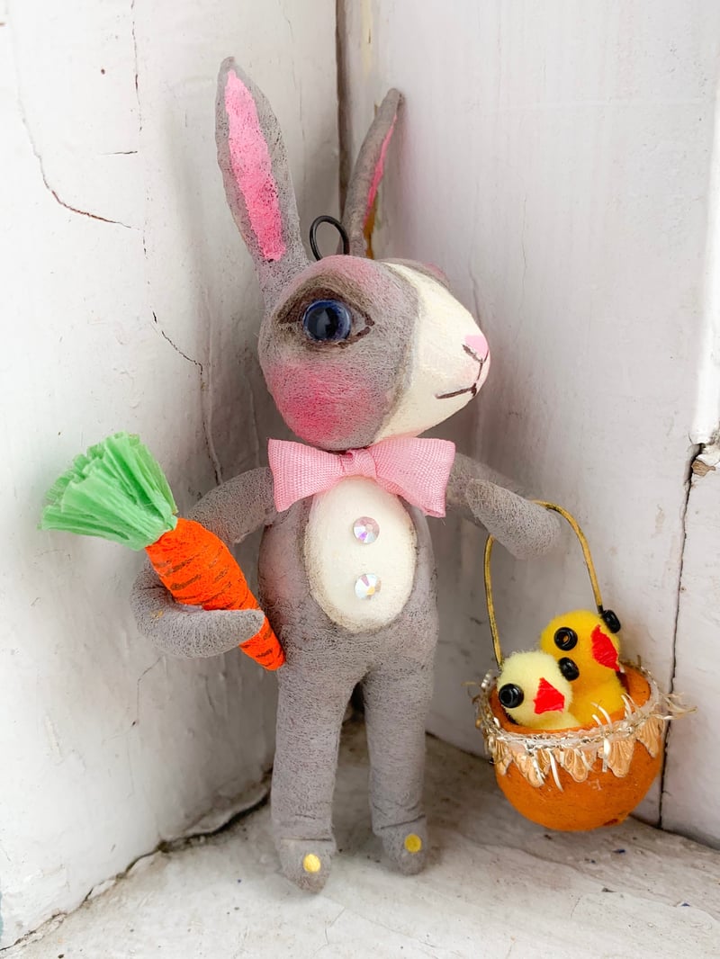 Bunny Ride | Spun Cotton Ornament Co.