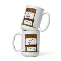 Image 1 of I help White glossy mug