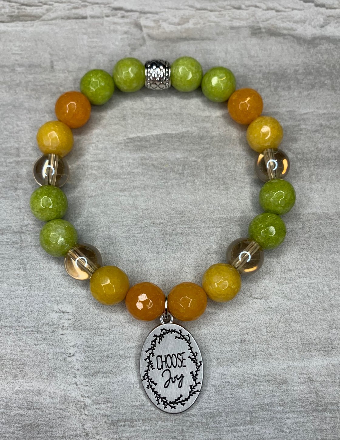 Image of "Choose Joy 9"  Charm Bracelet