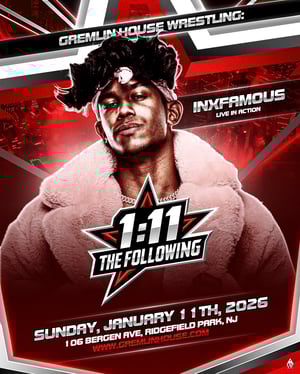 Image of Gremlin House Wrestling 1/11 Ticket