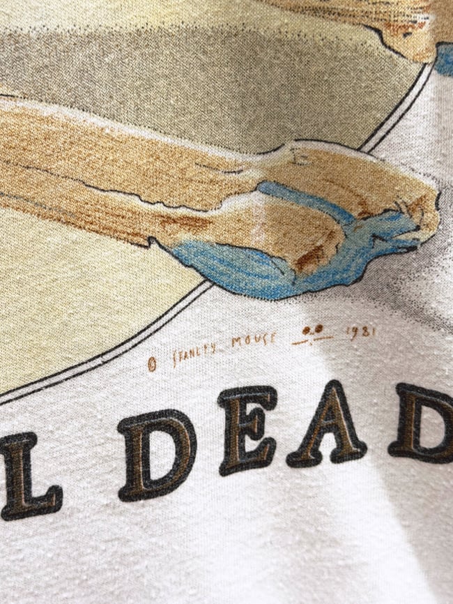 Grateful Dead 1981 Tour Longsleeve Shirt - Fits SM/M