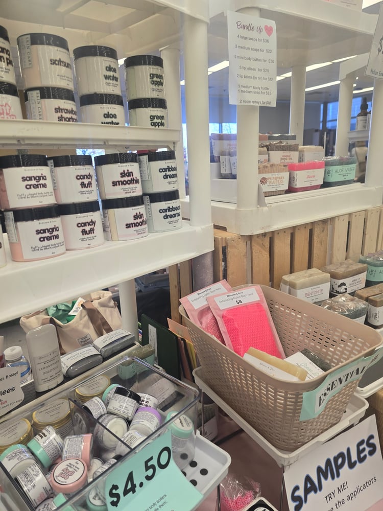 Image of 1 medium body butter and 1 medium soap