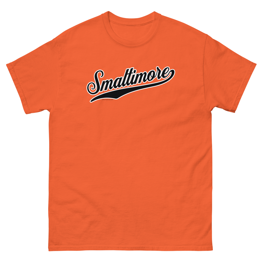 Image of Smaltimore Baltimore Men’s T-Shirt (Orange)